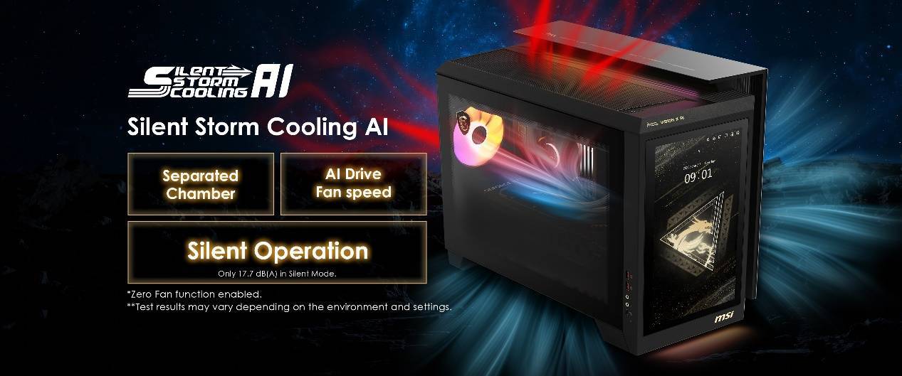 二代游戏主机：RTX5080显卡带来极致性能体验PP模拟器微星MEG VISION X AI幻影(图4)